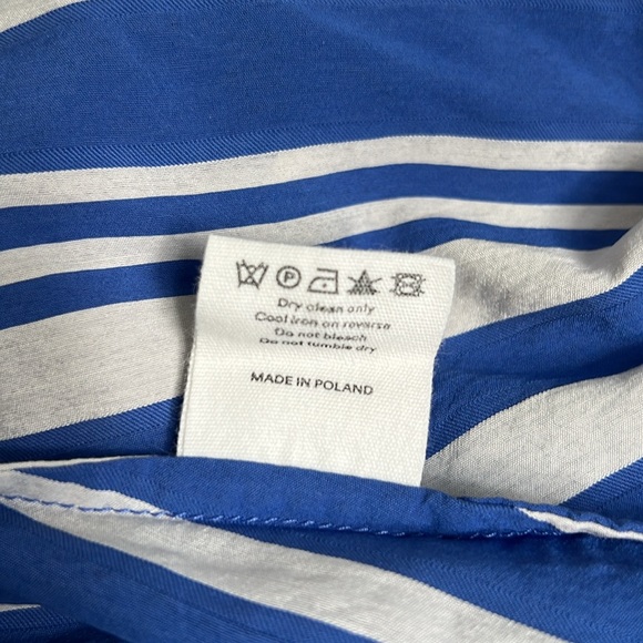 WEEKLY SALE: Chinti & Parker Striped Blue/White Parasol Dress NO BELT SZ: 2 - Picture 7 of 8